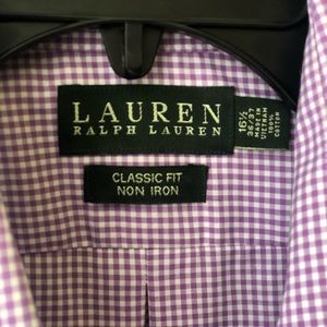 🏀 Lauren by Ralph Lauren Checkered Button Up